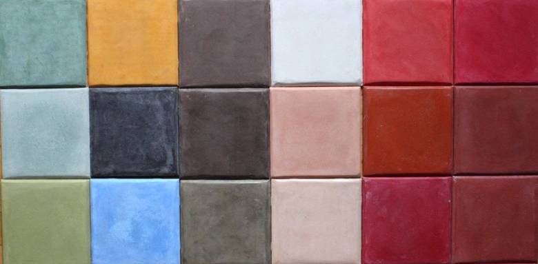 Palette de nuances du tadelakt