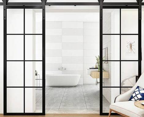 Porte verrière coulissante