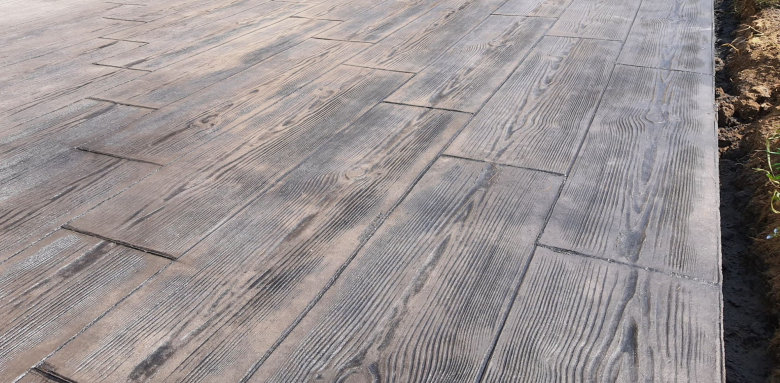  Béton empreinte revêtement extérieur