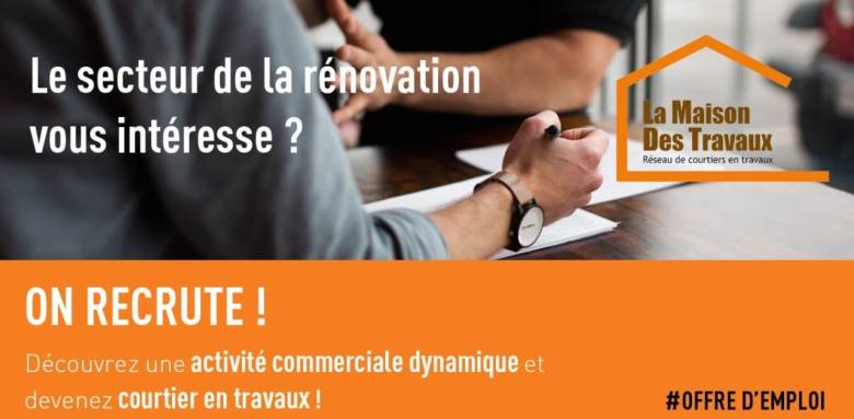 Recrutement Courtier en travaux
