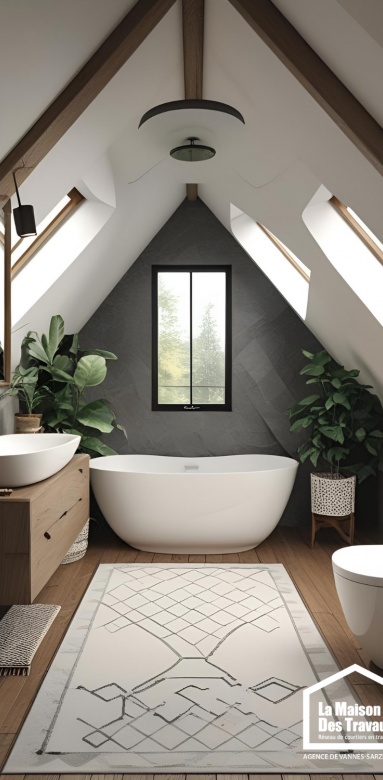 Transformation de combles en suite parentale à Vannes