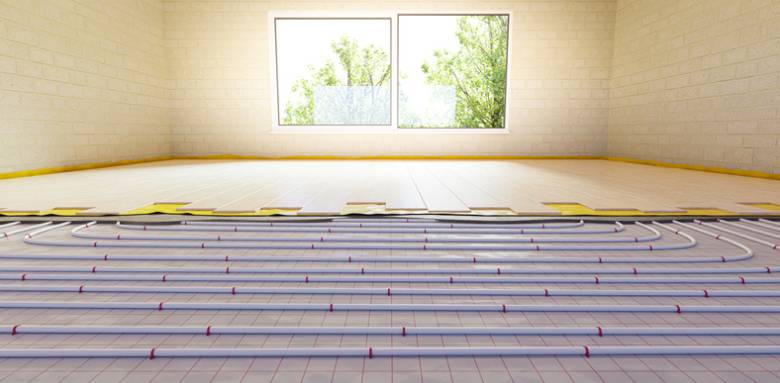 Plancher chauffant rafraichissant