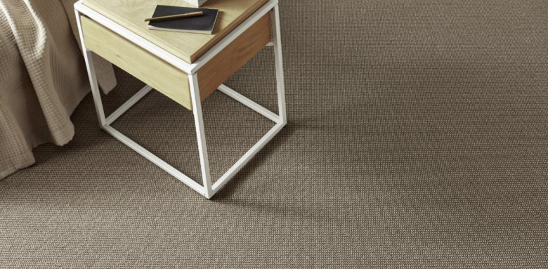 Moquette bouclée beige marron - Saint Maclou