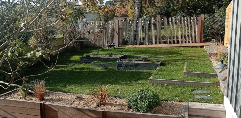 Jardin en pente