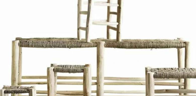 Tabourets en doum