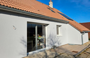 Isolation thermique par l'extérieur maison plain-pied