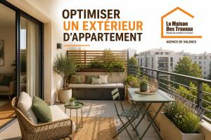 Aménagement d'un balcon d'appartement - Valence 26