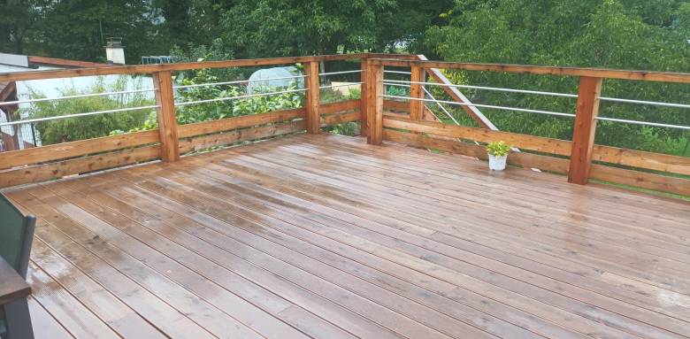 Terrasse en bois surélevée Haguenau