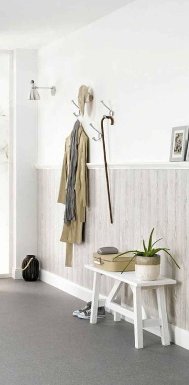 Lambris blanc 