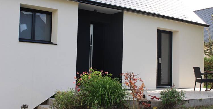 Isolation thermique par l'extérieur sur une maison - Nantes 44