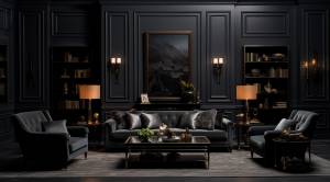 décoration maison en noir