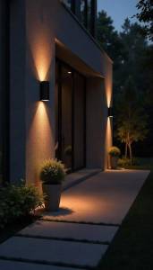 Eclairage mural terrasse