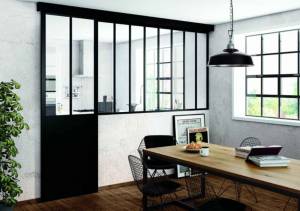 Verrière coulissante industrielle à Draveil (91210)