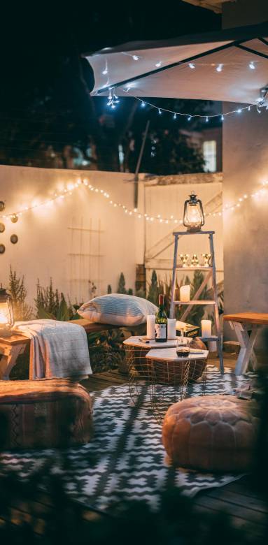 Un très joli éclairage d'extérieur