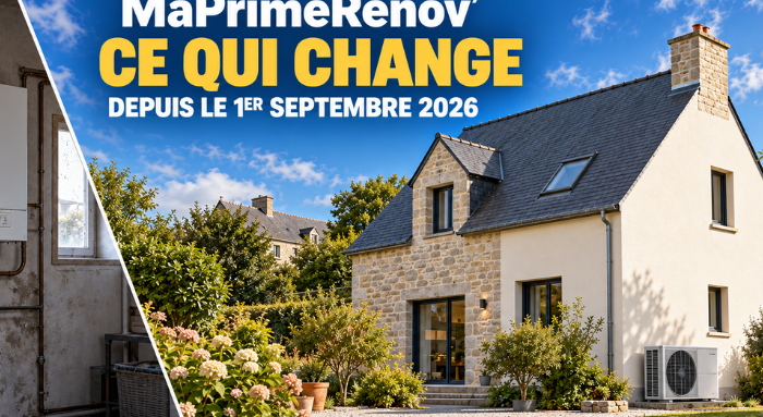 MaPrimeRénov’ : ce qui a changé depuis le 1er septembre 2026