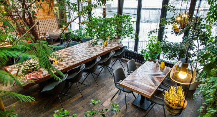 Calvados - Espaces détente et repas d'un coworking