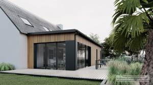 Idée d'extension en bois 