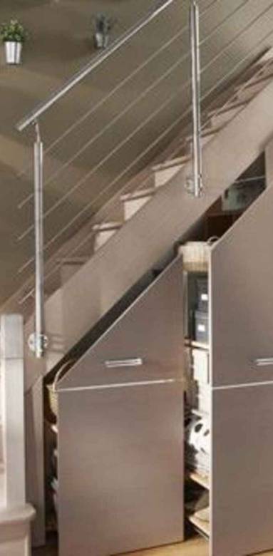 Rangements sous escalier