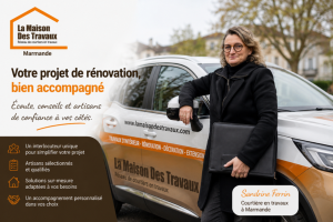 Sandrine Ferin, courtière en travaux à Marmande, Un métier basé sur l’humain, l’écoute et la rénovation de l’habitat