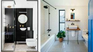 Salle de bains deux espaces séparés