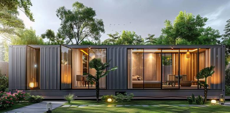 extension conteneur pour une maison