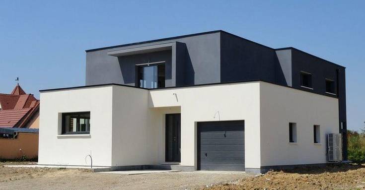 Grande maison container, style moderne (Pinterest)