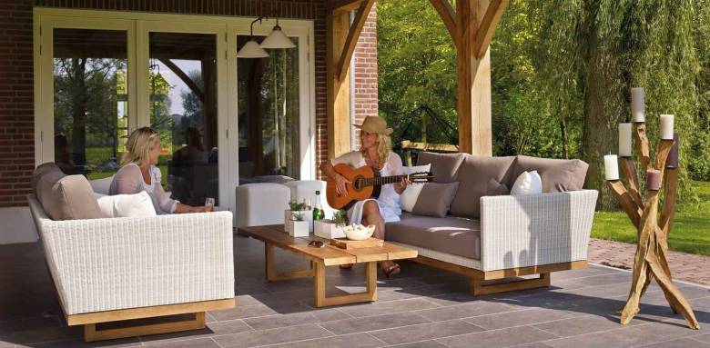 éclairage de terrasse