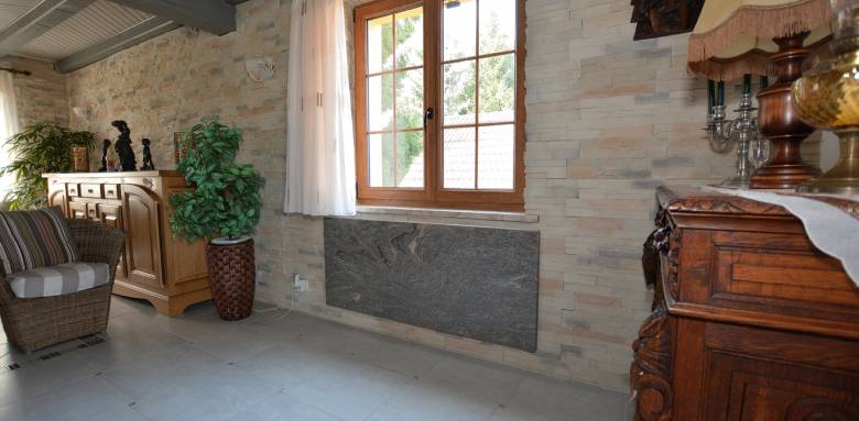 radiateur électrique en pierre de lave