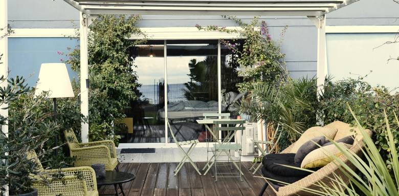 terrasse aménagée