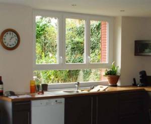 Fenêtre PVC cuisine coulissante