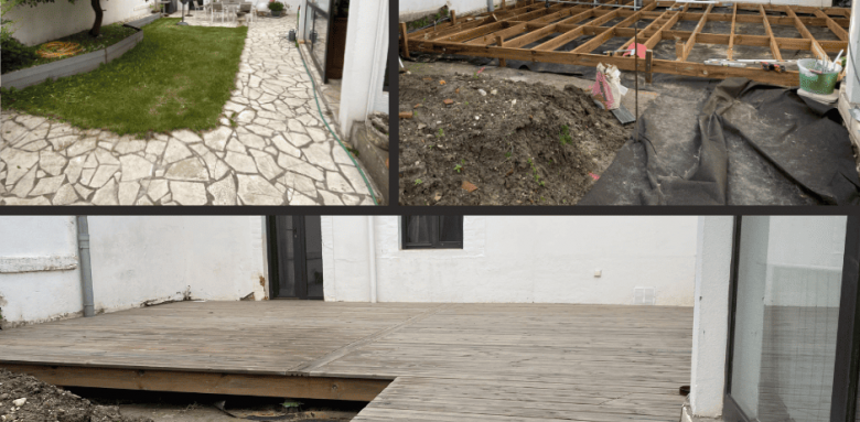 Rénovation de terrasse ancienne - Montauban 82