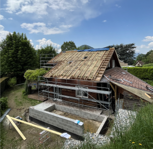 Rénovation de toiture par La Maison Des Travaux Grésivaudan à Saint Martin d'Uriage (38)