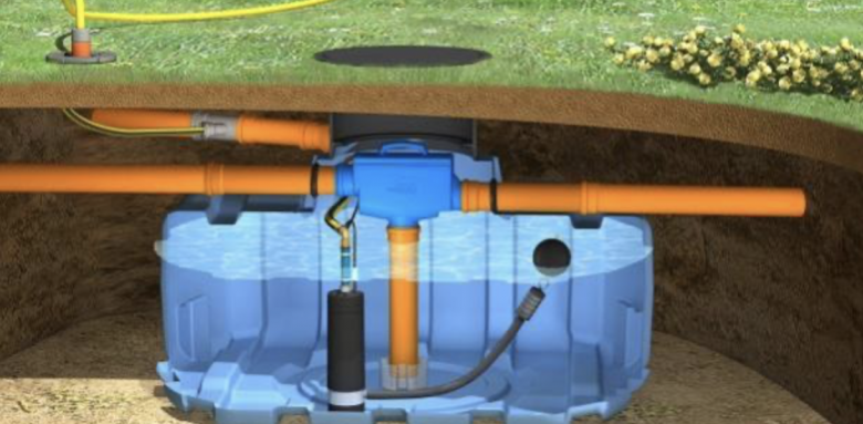 Récupérateur d'eau de pluie enterré