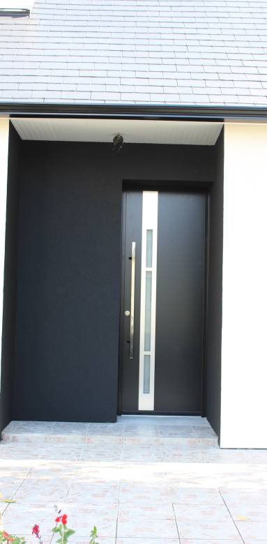 Porte d'entrée pavillon sur mesure 
