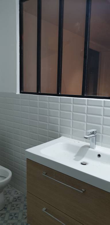 Verrière salle de bain
