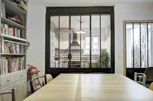 Verrière d'intérieur pour cuisine