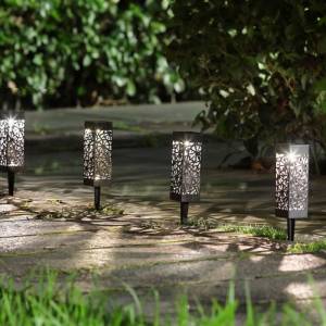Eclairage jardin - bornes solaires -