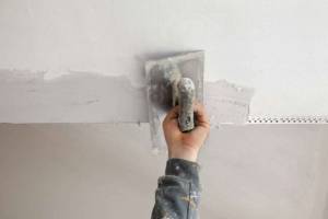 Enduit sur plafond
