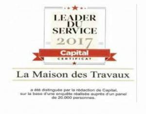La Maison des Travaux Leader 2017 du Service Clients