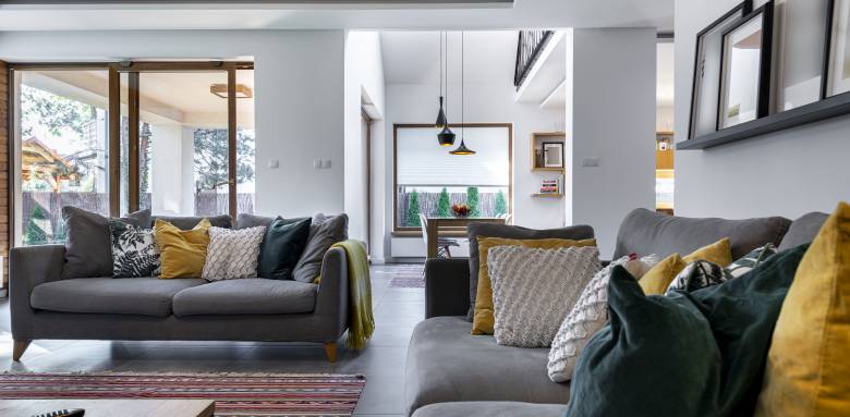  Aménagement d'un salon asymétrique dans une maison - Cholet 49