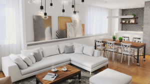 Aménagement appartement en longueur