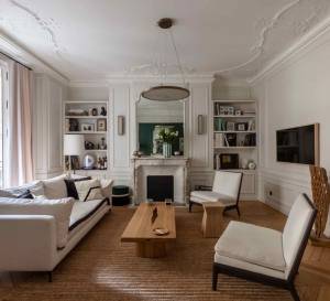 Moderniser un salon haussmannien à paris 17