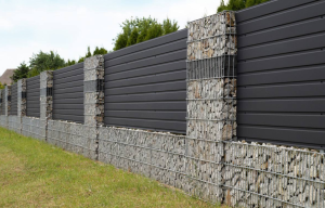 Mur gabion moderne