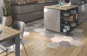 Mixer parquet et carreaux de ciment