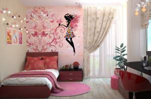 Autocollants muraux comme décoration d'intérieur