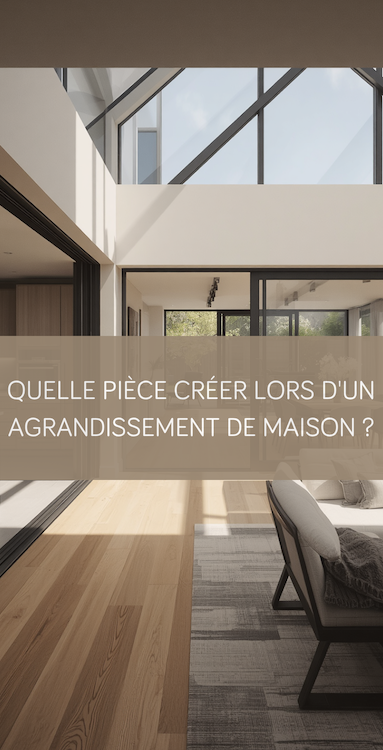 Suite parentale réalisée dans une extension de maison à Sarzeau
