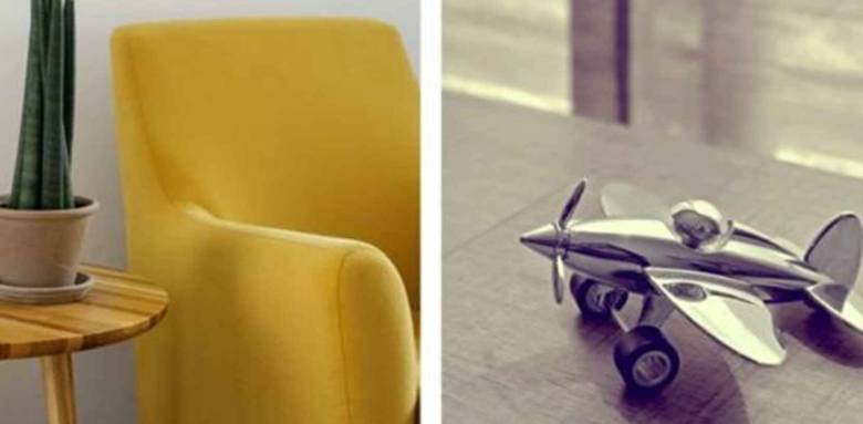 Jaune et gris