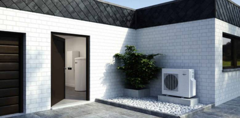 Une pompe à chaleur verticale avec La Maison Des Travaux, Les Sables D'Olonne