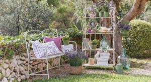 jardin - salon en fer repeint en blanc t 