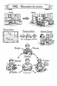 Aménagement cuisine process